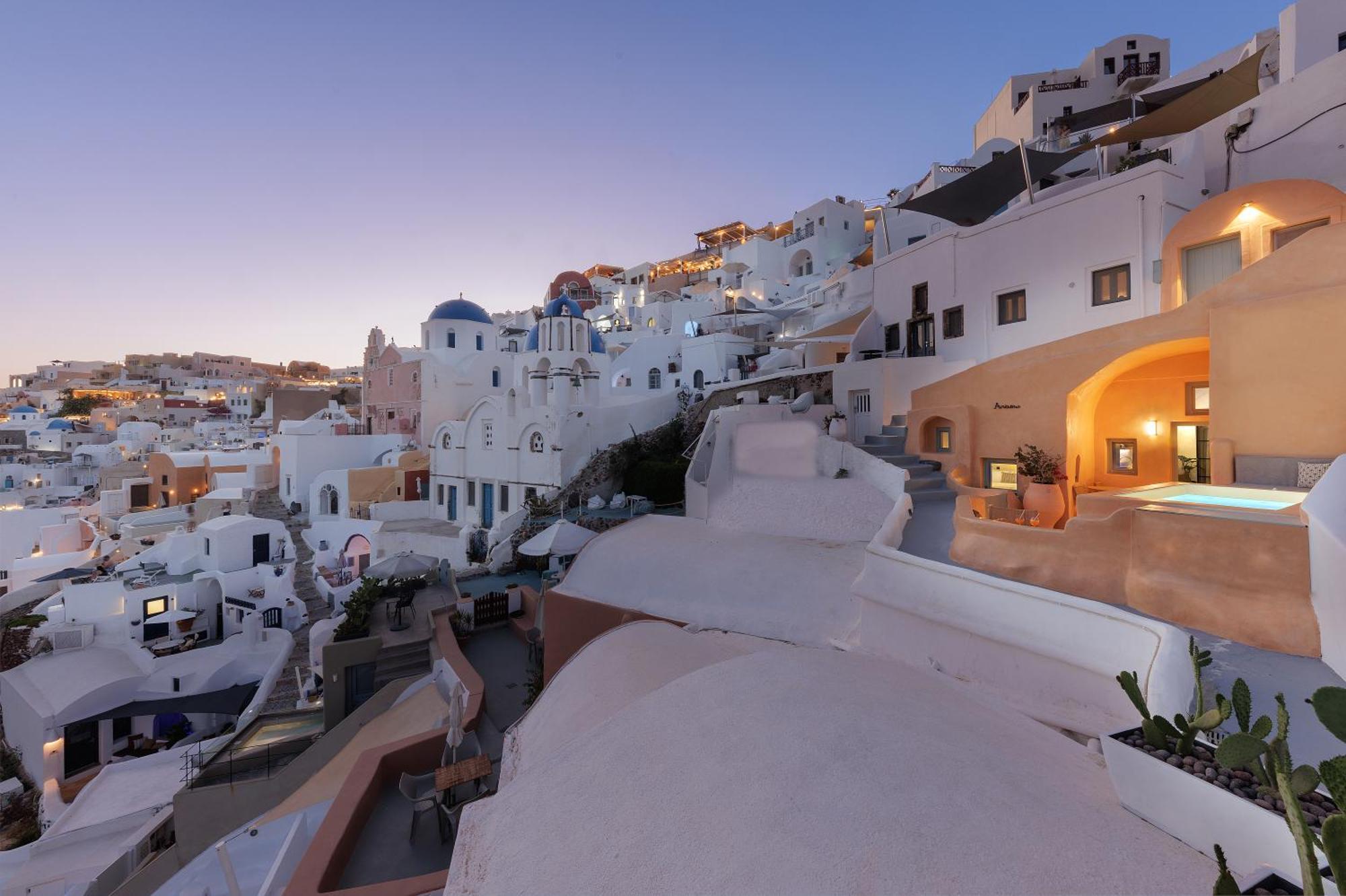 Annouso Villa With Hot Tub By Caldera Houses Oia Dış mekan fotoğraf